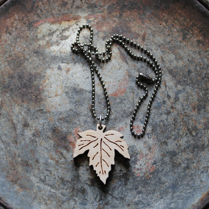 Maple Leaf Necklace
