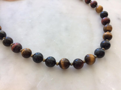 Multicolor beaded necklace