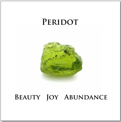 Peridot Bead Bar Necklace